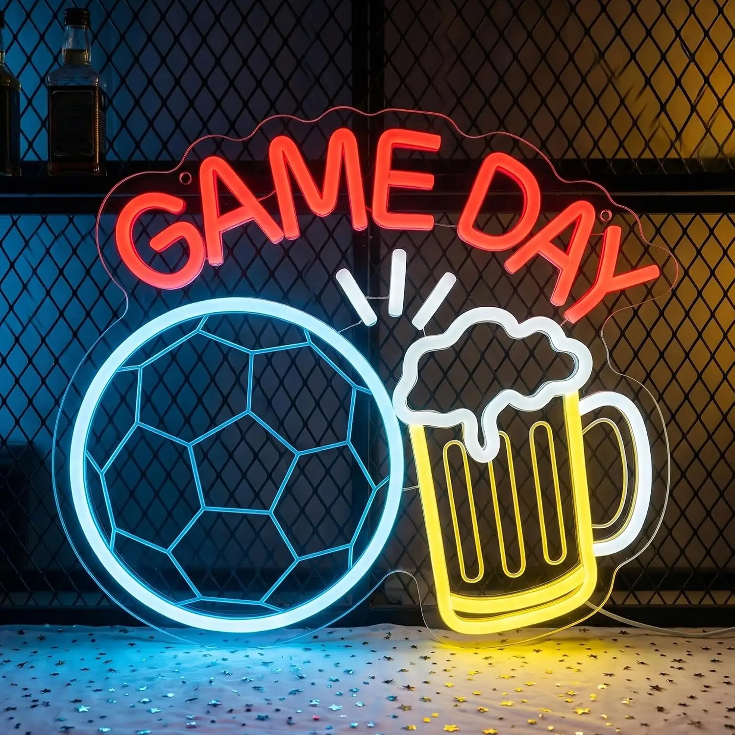 Home Gym Neon Sign - LED Neon Sign Soccer Neon Light