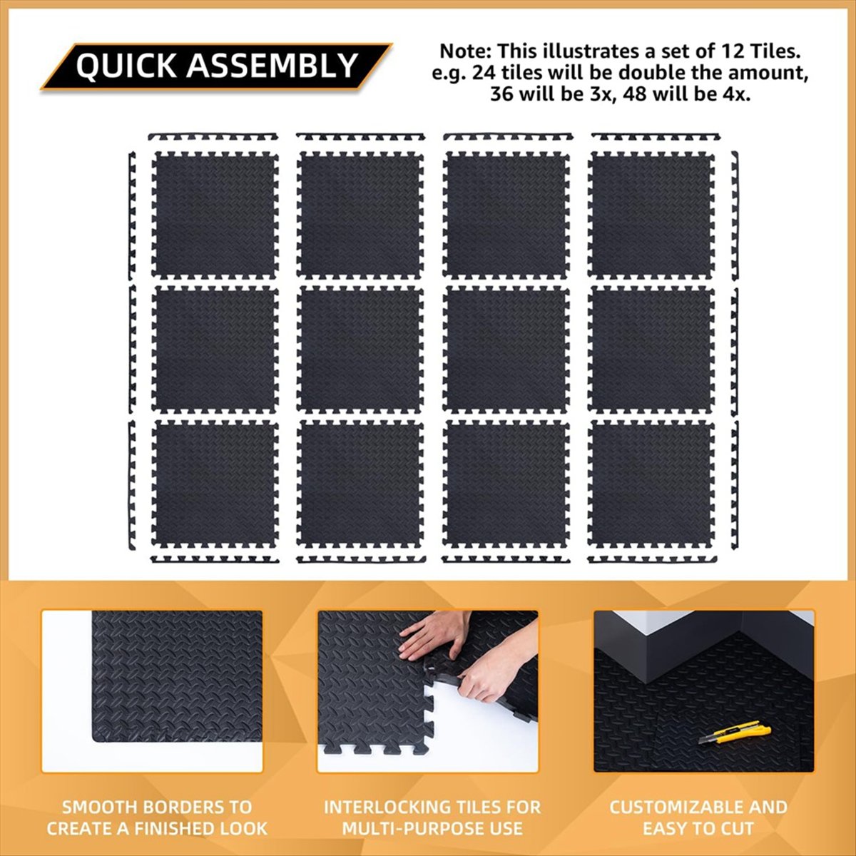 New arrival  12 Pack Floor Exe - Home Gym Yoga 评论和价格