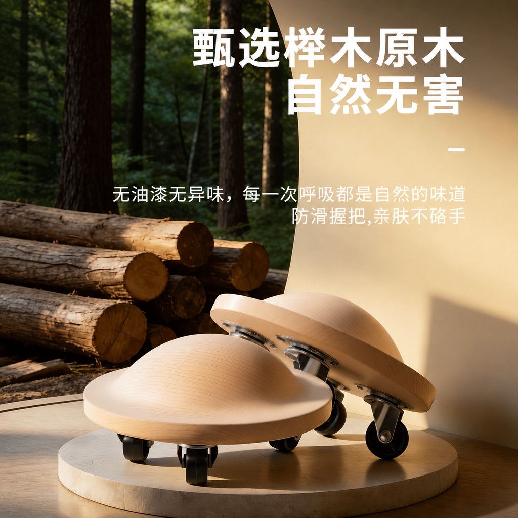 Wooden Core Slider With Univer - Home Gym Yoga 评论和价格