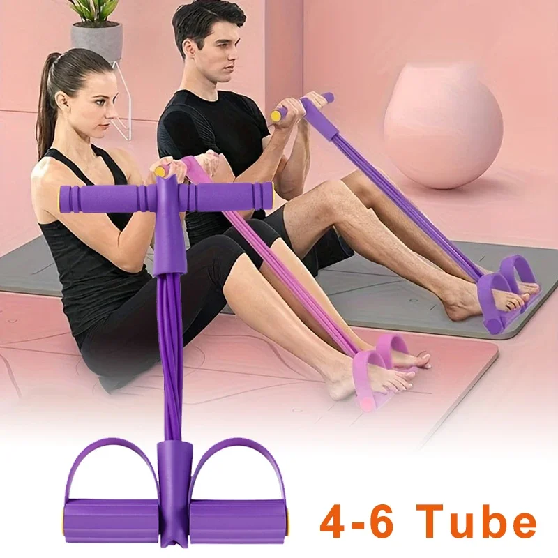 6 Level Resistance Bands Set w - Home Gym Equipment Set 评论和价格